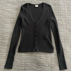 Abercrombie & Fitch Soft A&F Cardigan in Black - Size M